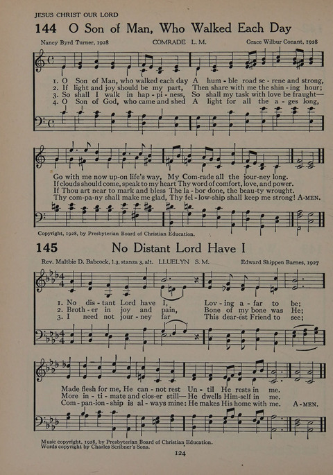 The Church School Hymnal for Youth page 124
