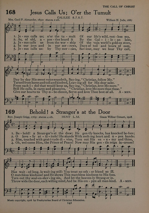 The Church School Hymnal for Youth page 141