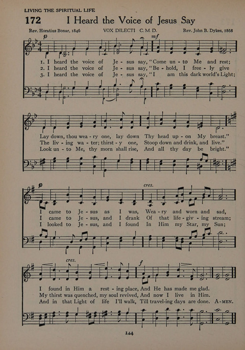 The Church School Hymnal for Youth page 144