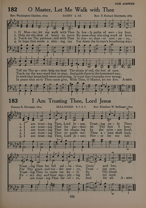 The Church School Hymnal for Youth page 153