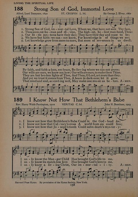 The Church School Hymnal for Youth page 158