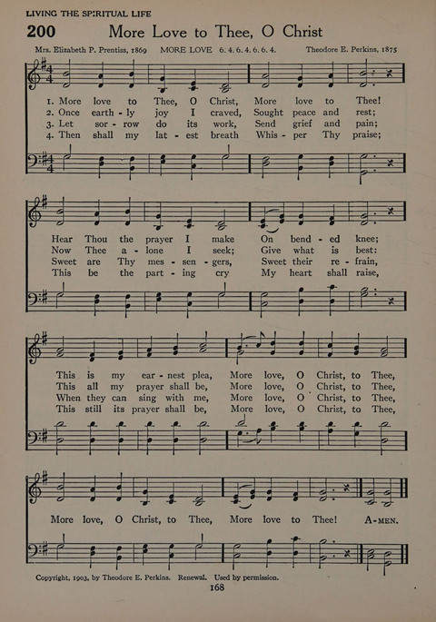 The Church School Hymnal for Youth page 168