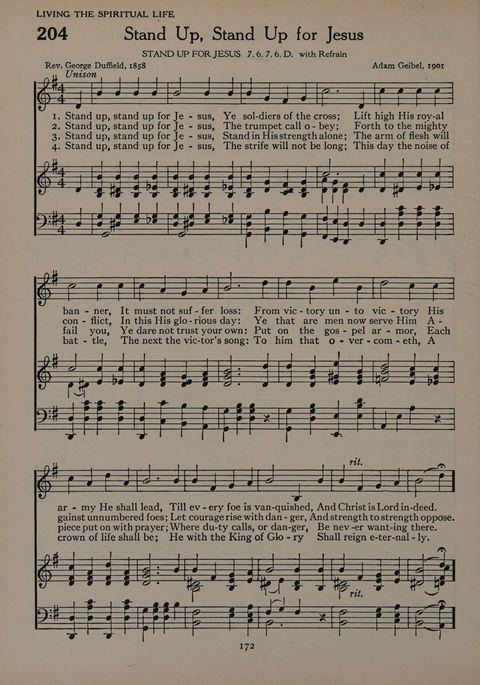 The Church School Hymnal for Youth page 172