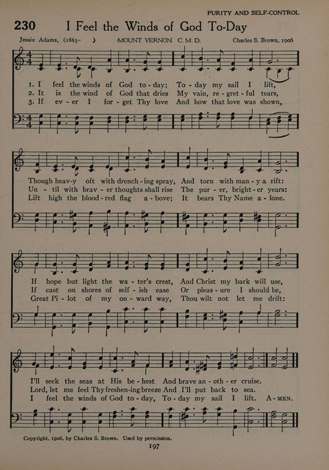The Church School Hymnal for Youth page 197