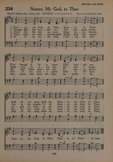 The Church School Hymnal for Youth page 203