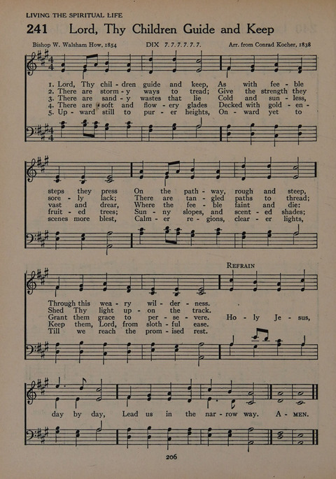 The Church School Hymnal for Youth page 206