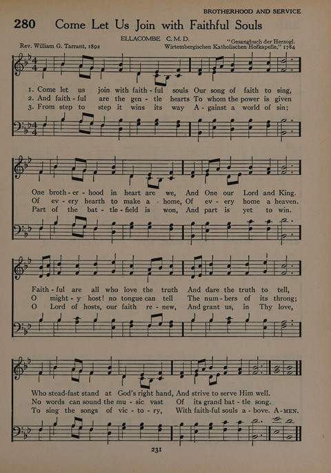The Church School Hymnal for Youth page 231
