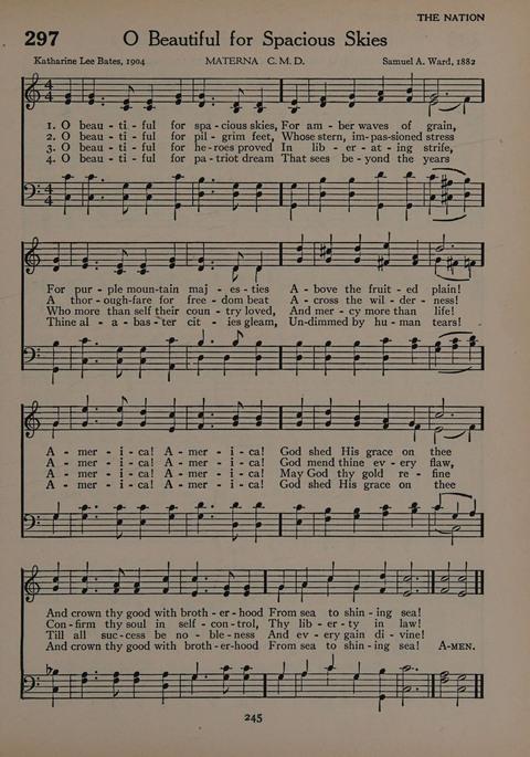 The Church School Hymnal for Youth page 245