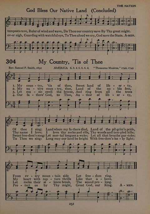 The Church School Hymnal for Youth page 251