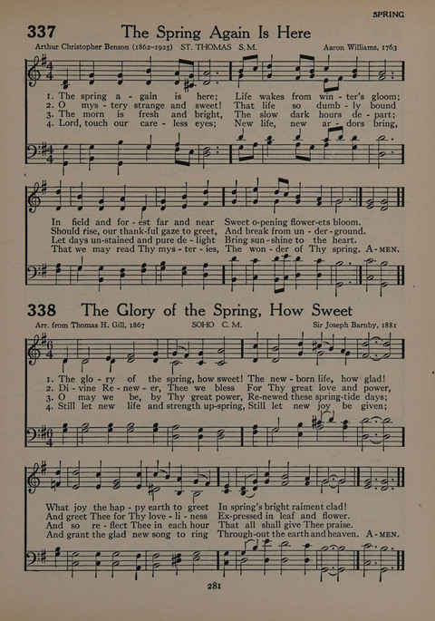 The Church School Hymnal for Youth page 281