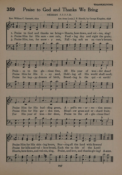 The Church School Hymnal for Youth page 297