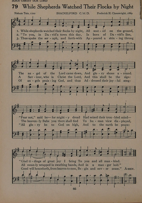 The Church School Hymnal for Youth page 66
