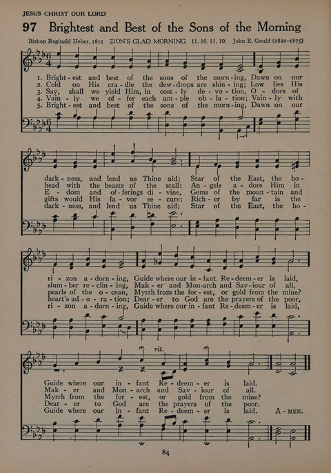 The Church School Hymnal for Youth page 84