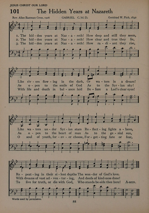 The Church School Hymnal for Youth page 88