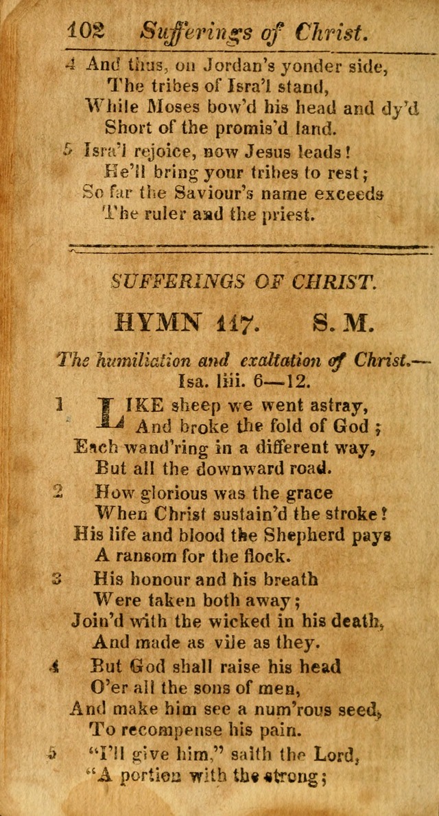 A Choice Selection of Psalms, Hymns and Spiritual Songs for the use of  Christians page 103