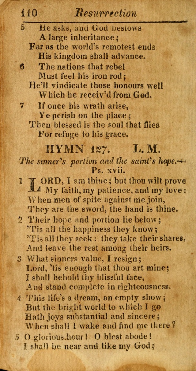 A Choice Selection of Psalms, Hymns and Spiritual Songs for the use of  Christians page 111