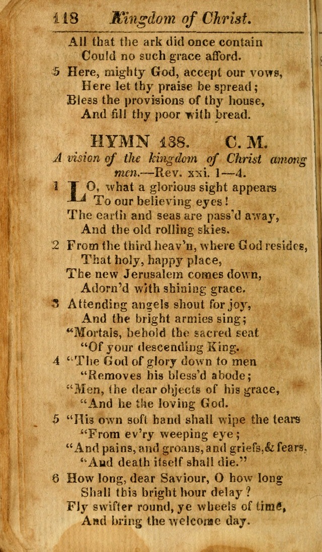 A Choice Selection of Psalms, Hymns and Spiritual Songs for the use of  Christians page 119