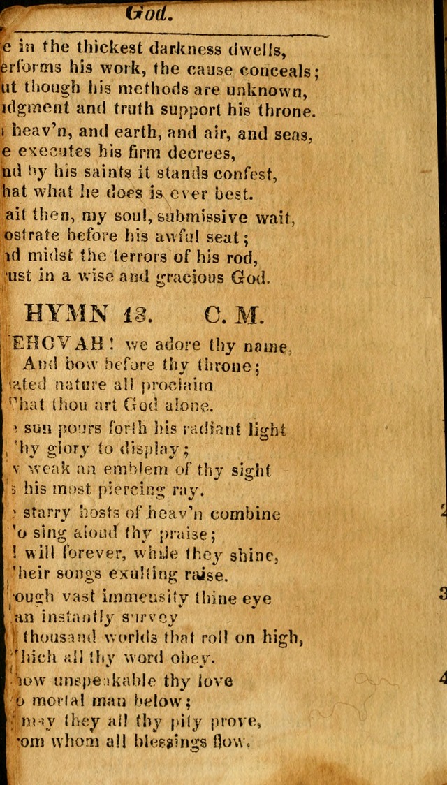 A Choice Selection of Psalms, Hymns and Spiritual Songs for the use of  Christians page 15