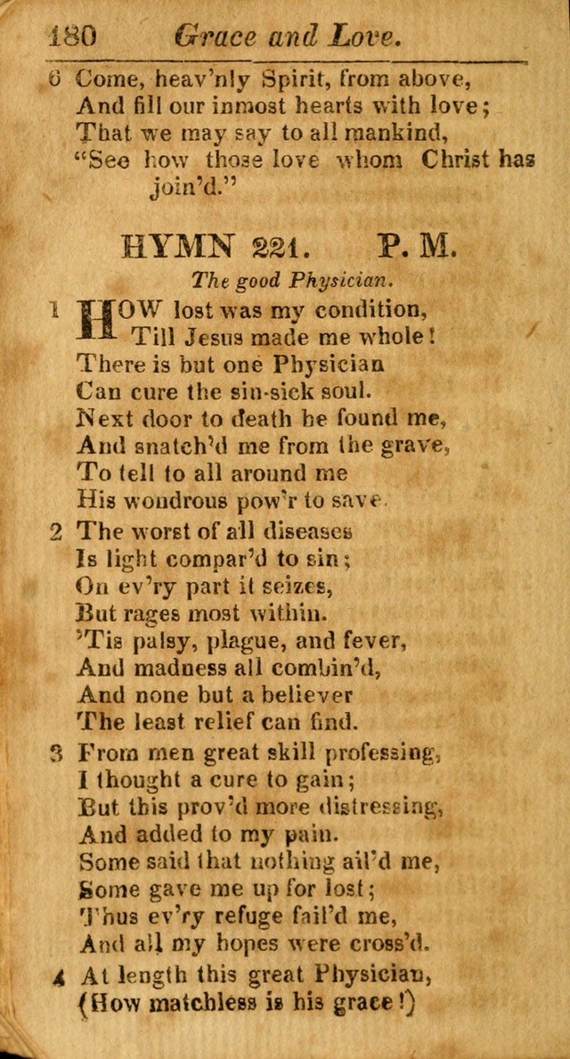 A Choice Selection of Psalms, Hymns and Spiritual Songs for the use of  Christians page 181