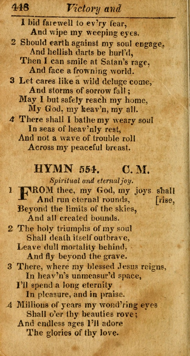 A Choice Selection of Psalms, Hymns and Spiritual Songs for the use of  Christians page 441
