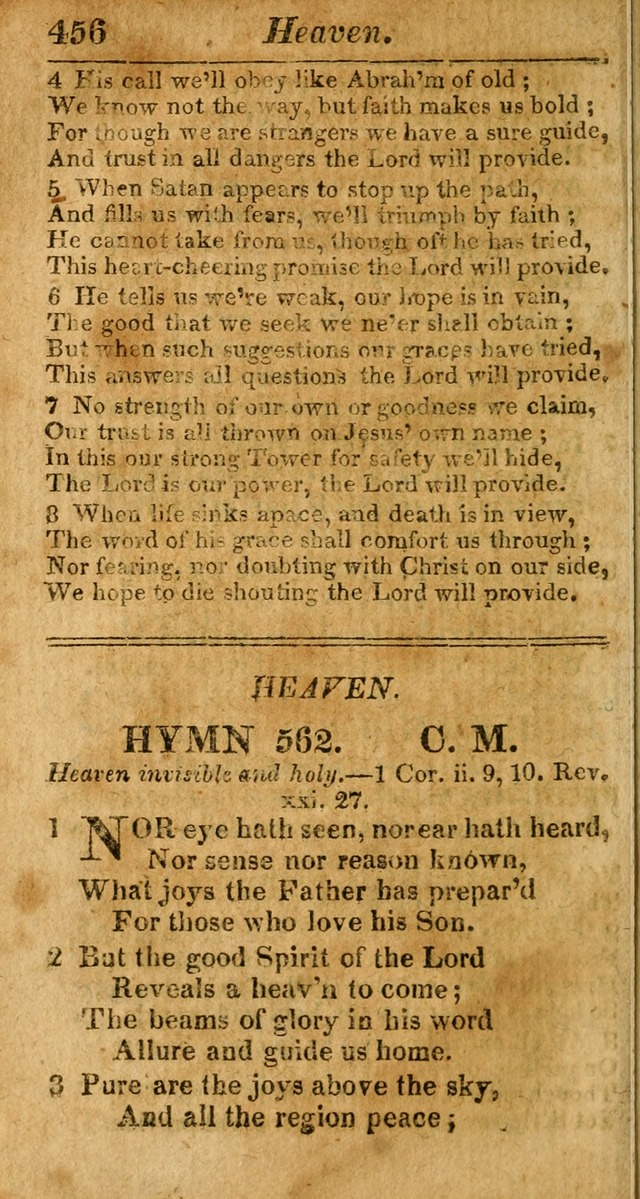 A Choice Selection of Psalms, Hymns and Spiritual Songs for the use of  Christians page 449