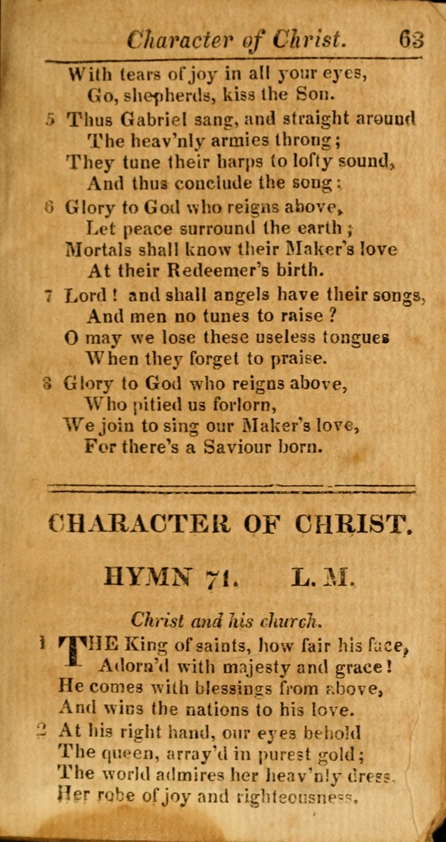 A Choice Selection of Psalms, Hymns and Spiritual Songs for the use of  Christians page 64