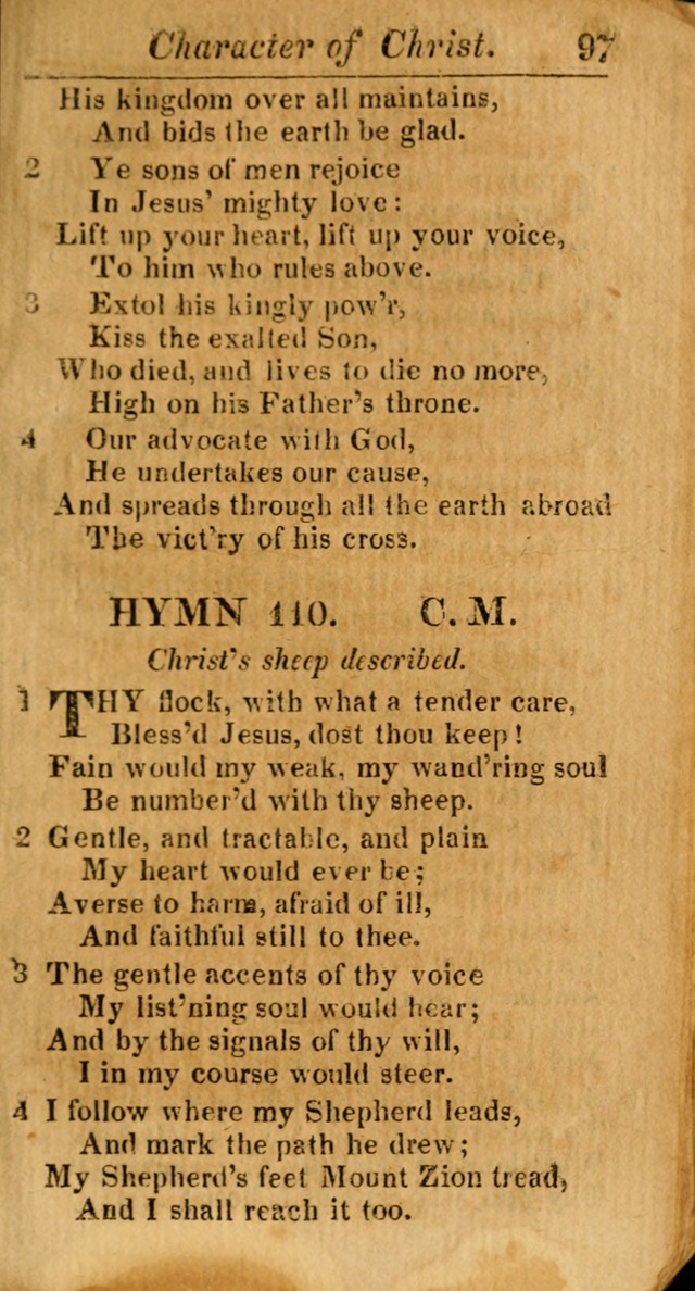 A Choice Selection of Psalms, Hymns and Spiritual Songs for the use of  Christians page 98