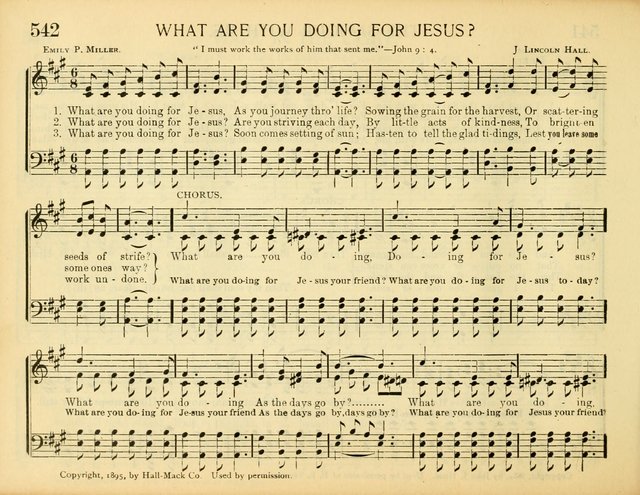 Christ in Song: for all religious services nearly one thousand best gospel hymns, new and old with responsive scripture readings (Rev. and Enl.) page 334