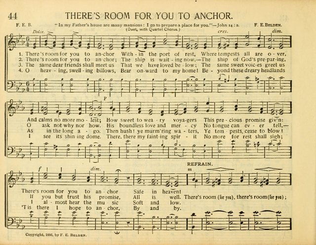 Christ in Song: for all religious services nearly one thousand best gospel hymns, new and old with responsive scripture readings (Rev. and Enl.) page 44