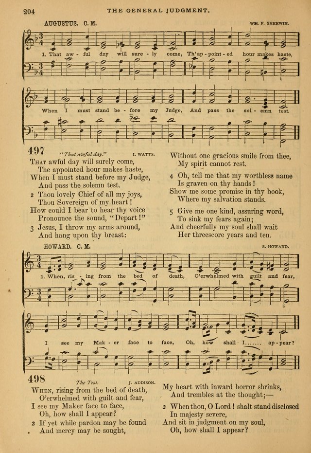 The Calvary Selection of Spiritual Songs: with music for use in social meetings. page 204