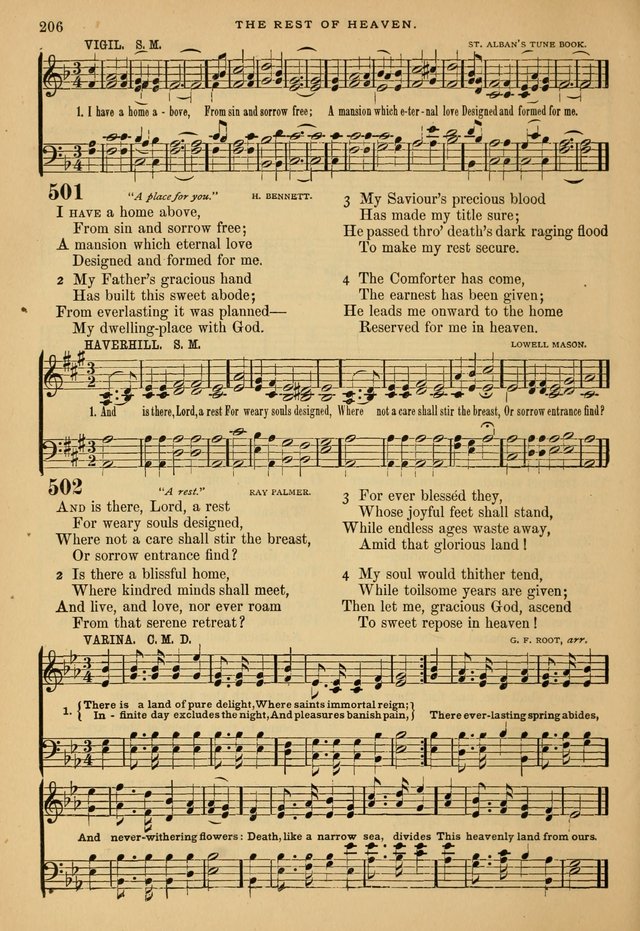 The Calvary Selection of Spiritual Songs: with music for use in social meetings. page 206
