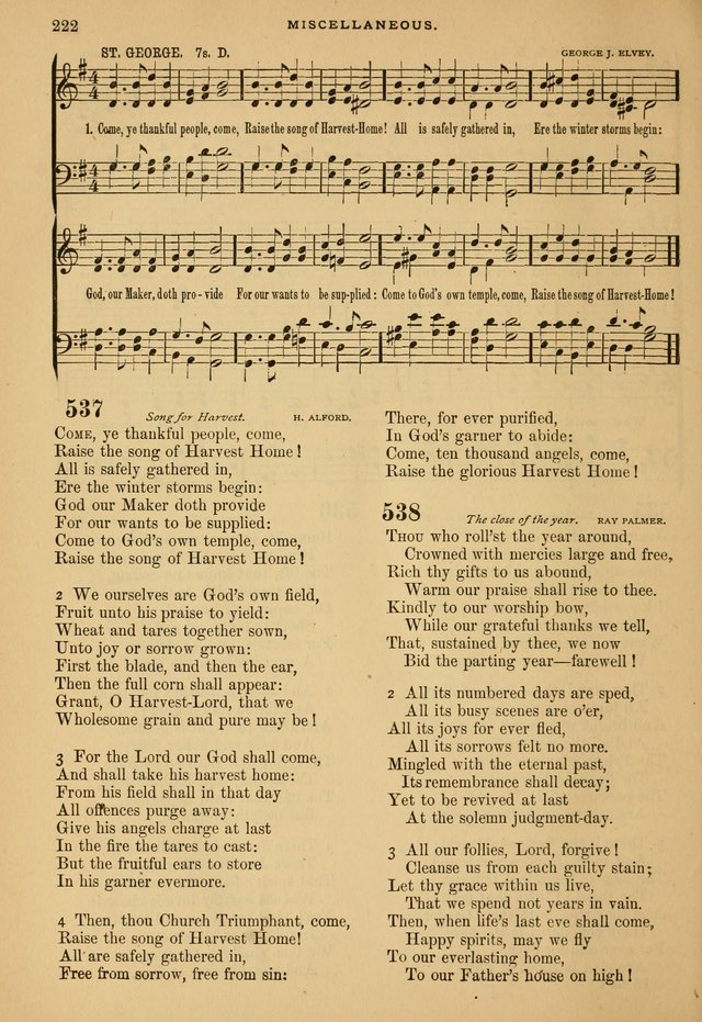 The Calvary Selection of Spiritual Songs: with music for use in social meetings. page 222