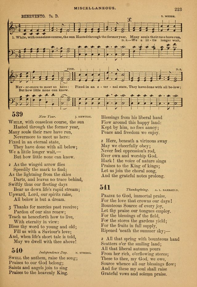 The Calvary Selection of Spiritual Songs: with music for use in social meetings. page 223