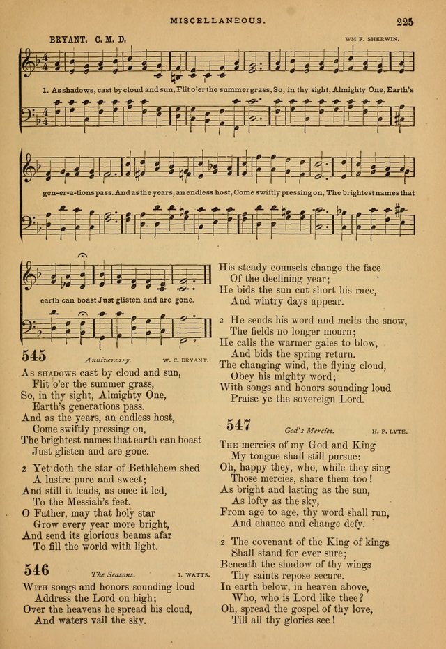 The Calvary Selection of Spiritual Songs: with music for use in social meetings. page 225