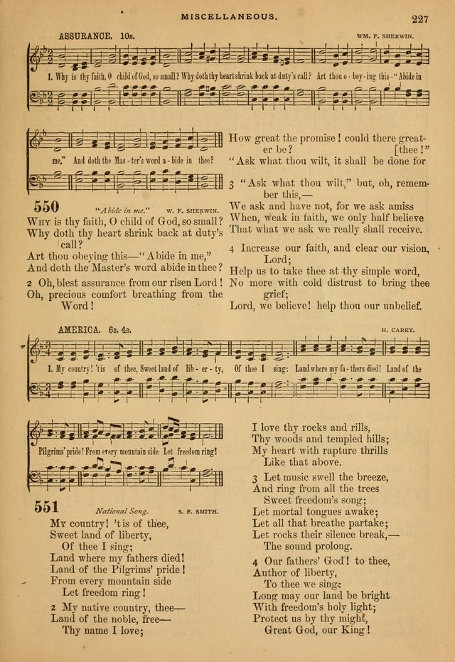 The Calvary Selection of Spiritual Songs: with music for use in social meetings. page 227