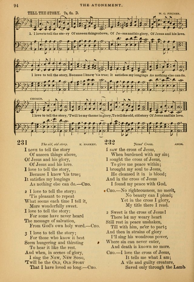 The Calvary Selection of Spiritual Songs: with music for use in social meetings. page 94