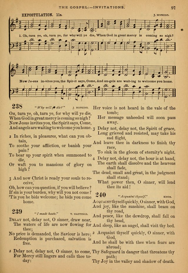 The Calvary Selection of Spiritual Songs: with music for use in social meetings. page 97