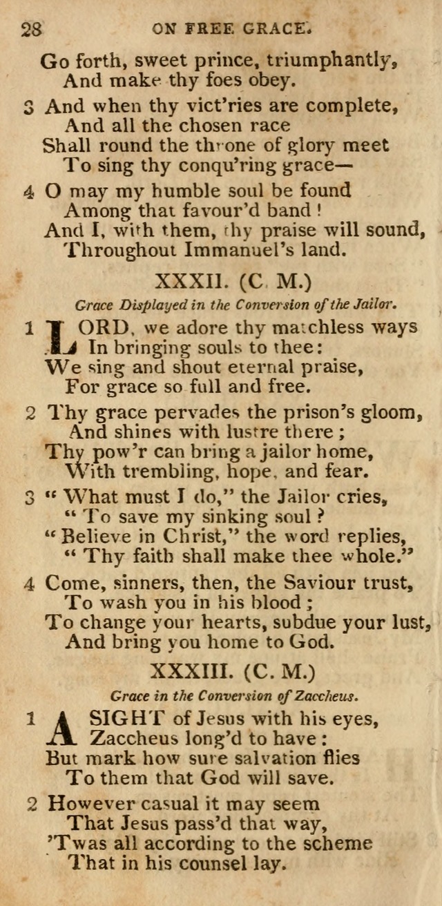 The Cluster of Spiritual Songs, Divine Hymns and Sacred Poems: being chiefly a collection (3rd ed. rev.) page 28