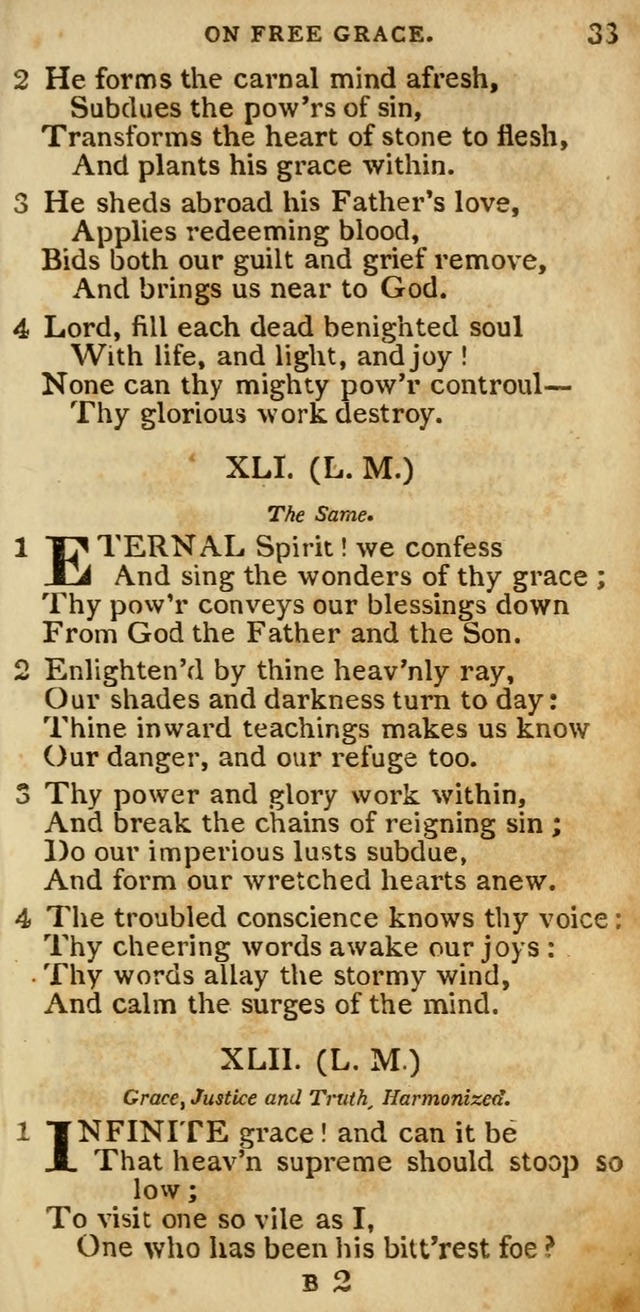 The Cluster of Spiritual Songs, Divine Hymns and Sacred Poems: being chiefly a collection (3rd ed. rev.) page 33