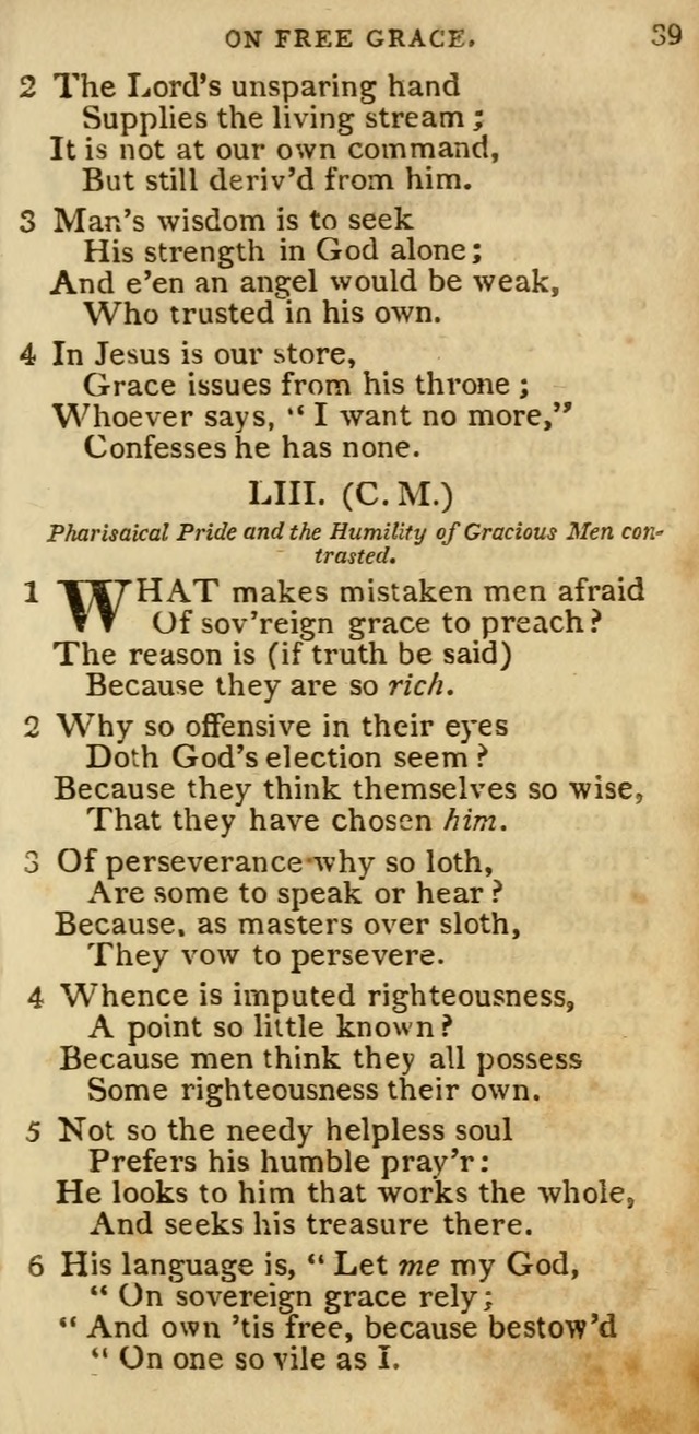 The Cluster of Spiritual Songs, Divine Hymns and Sacred Poems: being chiefly a collection (3rd ed. rev.) page 39