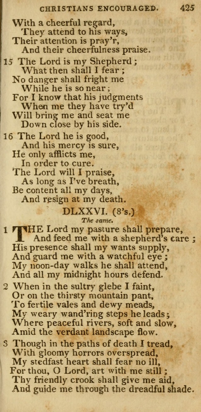 The Cluster of Spiritual Songs, Divine Hymns and Sacred Poems: being chiefly a collection (3rd ed. rev.) page 425