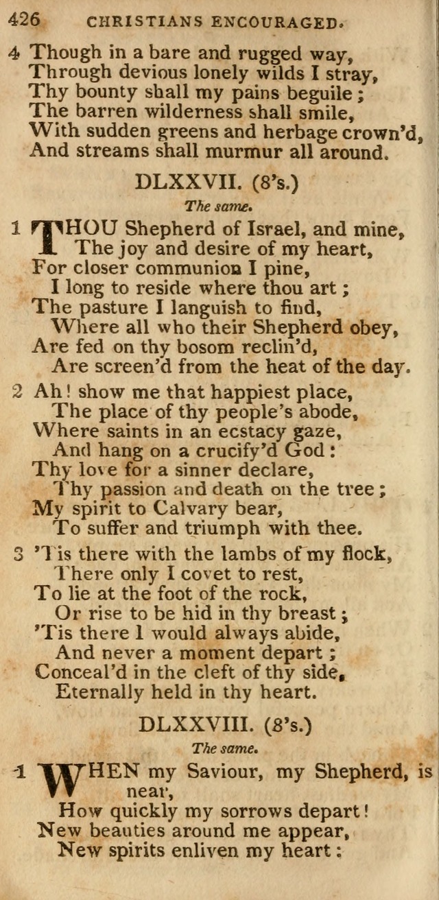 The Cluster of Spiritual Songs, Divine Hymns and Sacred Poems: being chiefly a collection (3rd ed. rev.) page 426