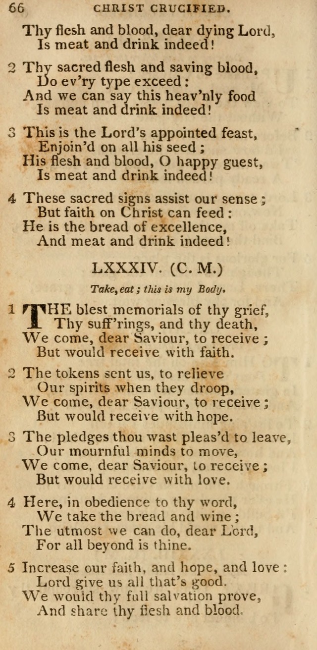 The Cluster of Spiritual Songs, Divine Hymns and Sacred Poems: being chiefly a collection (3rd ed. rev.) page 66