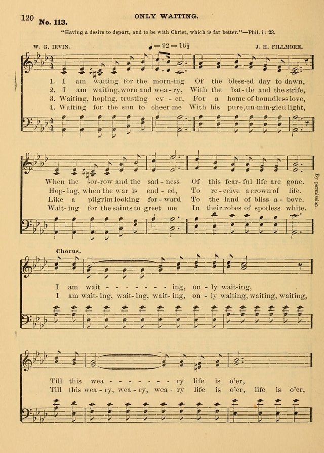 The Christian Sunday School Hymnal: a compilation of choice hymns and tunes for Sunday schools page 120