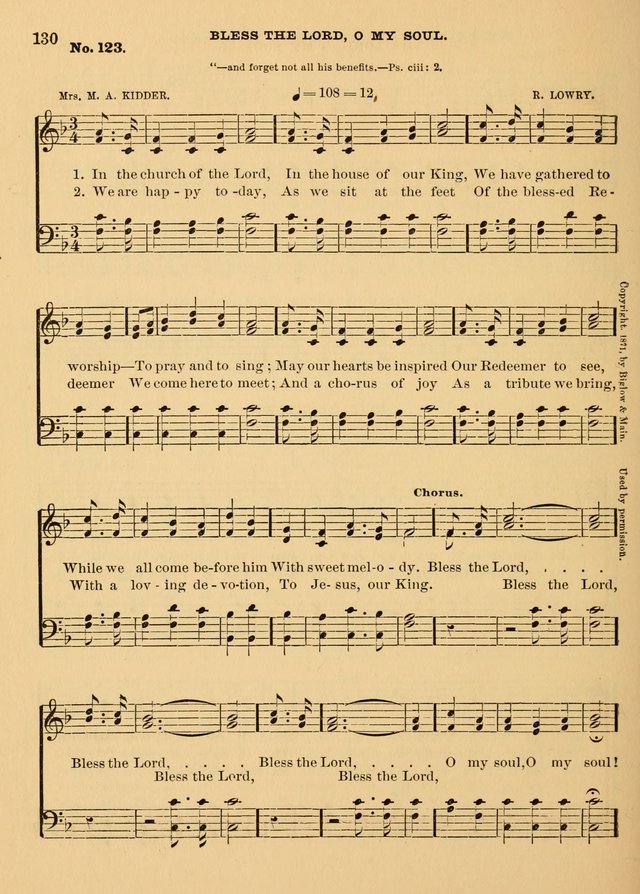 The Christian Sunday School Hymnal: a compilation of choice hymns and tunes for Sunday schools page 134