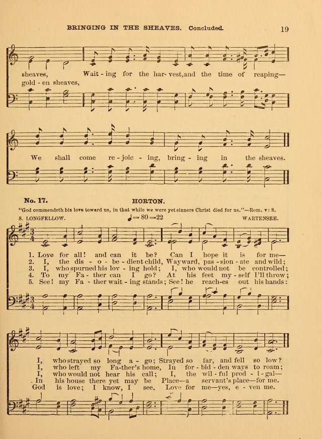 The Christian Sunday School Hymnal: a compilation of choice hymns and tunes for Sunday schools page 19