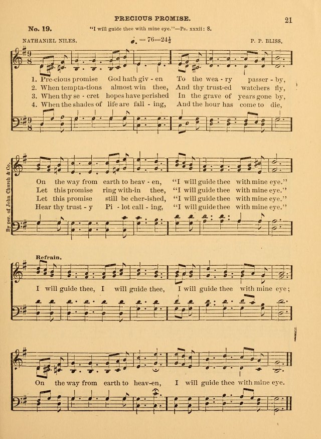 The Christian Sunday School Hymnal: a compilation of choice hymns and tunes for Sunday schools page 21