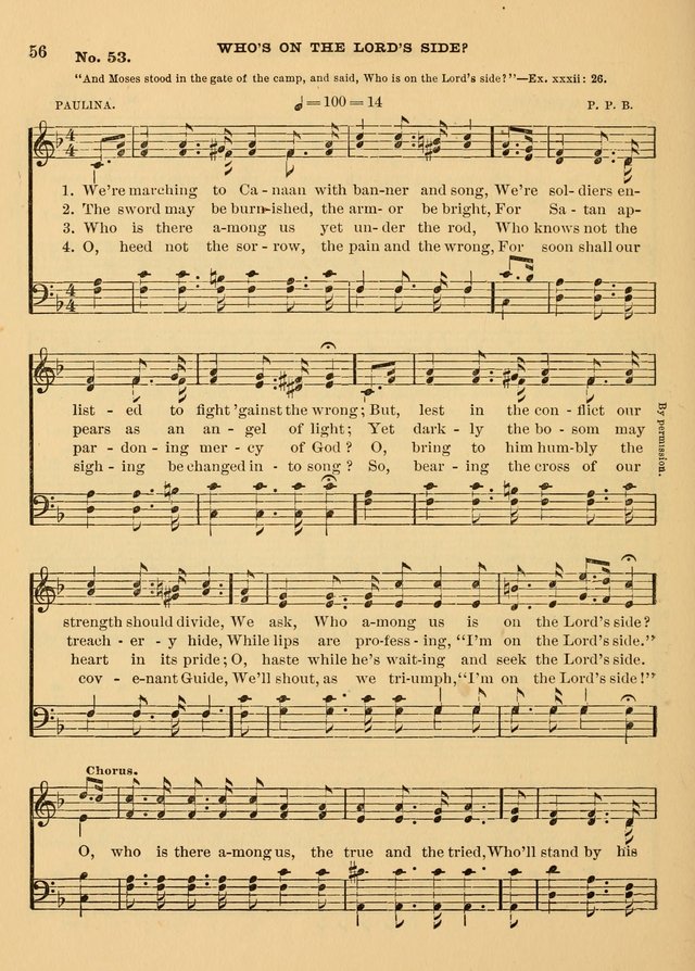 The Christian Sunday School Hymnal: a compilation of choice hymns and tunes for Sunday schools page 56