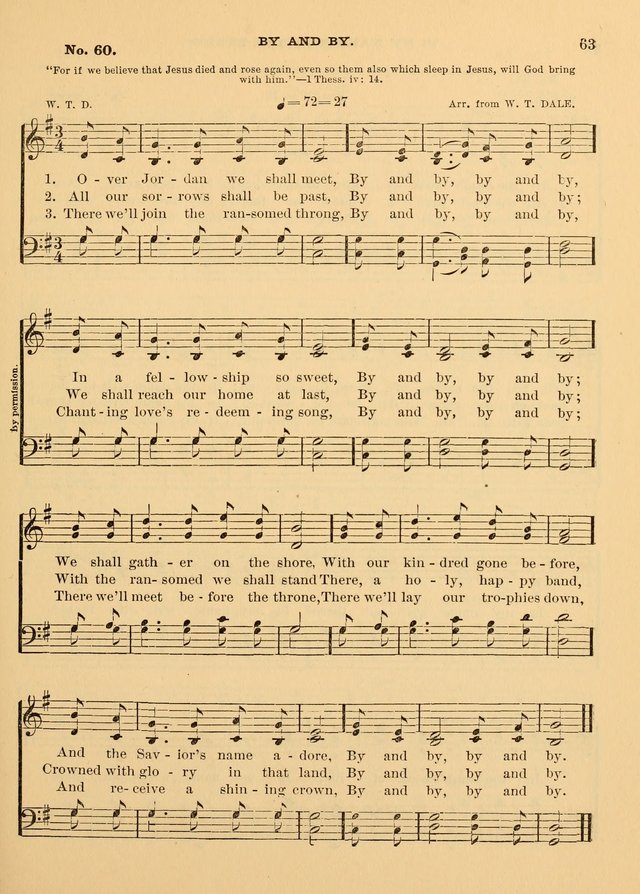 The Christian Sunday School Hymnal: a compilation of choice hymns and tunes for Sunday schools page 63