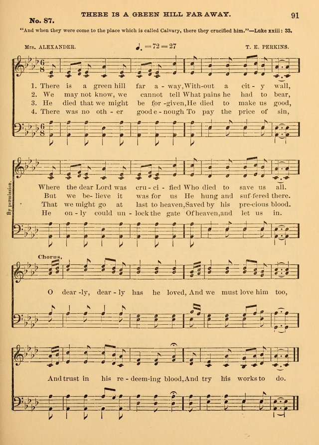 The Christian Sunday School Hymnal: a compilation of choice hymns and tunes for Sunday schools page 91